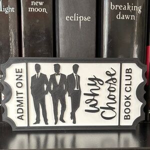 Why Choose Book Club Lifetime Membership Ticket Sign